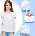 Eurzom 8 Pairs Eczema Sleeve for Kids Toddler Elastic Arm Sleeves Soft and Does Not Hurt the Skin UV Protection