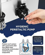 Hanchen Liquid Filling Machine Peristaltic Pump 5 Oz Automatic Bottle Filler Digital Control Cosmetic Oil Filler for Perfume, Water, Juice, Thick Eessential Oil (1 Head)
