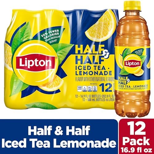 Lipton Iced Tea and Lemonade, 16.9 Fl Oz Bottles (Pack of 12)