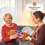 ODOXIA Fidget Muff and Blanket for Elderly | Fidget Blanket for Dementia | Dementia Products for Elderly | Gift and Activities for Seniors with Alzheimer’s | Sensory Toys