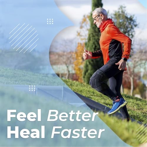 Hinged Knee Brace - Relieves ACL, MCL, Meniscus Tear, Arthritis, Tendon Pain - Open Patella Design with Dual Metal Side Stabilizers - Support for Running, jogging, For Men and Women (Medium)