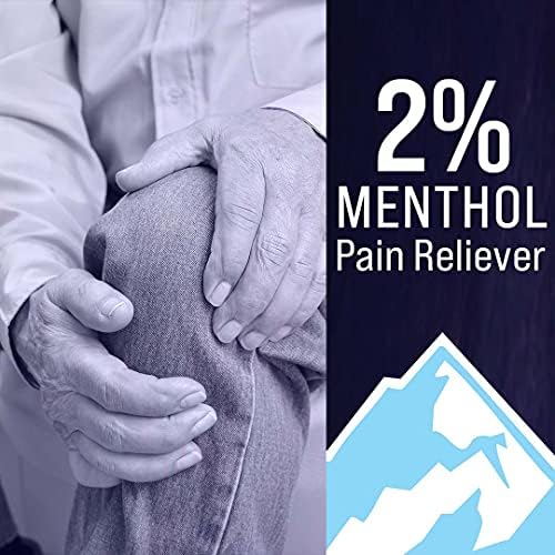 Mineral Ice Original Therapeutic Menthol Pain Relief Gel. Greaseless with "Deepcold" Pain Reliever. Provides Cooling & Penetrating Relief for Arthritis, Simple Backache, Strains & Sprains (8 Ounce)