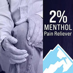 Mineral Ice Original Therapeutic Menthol Pain Relief Gel. Greaseless with "Deepcold" Pain Reliever. Provides Cooling & Penetrating Relief for Arthritis, Simple Backache, Strains & Sprains (8 Ounce)