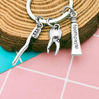 Dentist Gift Funny Dentist Keychain Dentist Gifts for Men Women Dental Hygienist Gift Dental Student Gift