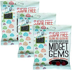 3 x Free From Fellows Sugar Free Midget Gems Sweets 3.5oz