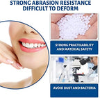 Tooth Repair Kit - 30ml / 1.05 oz Teeth Replacement with Moldable Heat Fit Beads for Temporary Restoration of Missing or Broken Teeth and Dentures, Including Clear Instructions and Plastic Clip