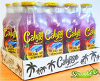 Calypso Lemonade, Island Wave Lemonade, Made with Real Fruit, 16 Fl Oz Glass Bottles (Pack of 12)