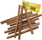 SFL Cassia Whole Cinnamon Sticks 6 Inch - Dried Long Stick - Premium Quality - Kosher (8 Ounces)