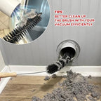 Holikme 3 Pcs Dryer Vent Cleaner Kit, 304 Stainless Steel Replacement Lint Brush for Clothes Dryer Vent Trap, Cleaning Brush & Flexible Crevice Tool