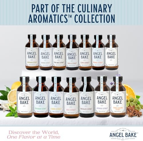 Angel Bake Pure Bulgarian Lavender Extract for Baking and Mixology, 200 Servings Culinary Aromatics with Spritzer and Dropper, Keto Friendly, Vegan, Gluten Free, 2 Oz