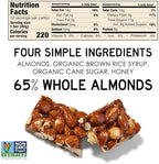 South 40 Snacks Crunchy Almond Bar, Just 4 Ingredients, Touch of Honey (40g Bar, Pack of 12)