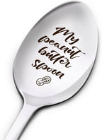Birthday Gifts for Women Men, My Peanut Butter Spoon, Christmas Gifts for Boy Girl Mom Dad Grandma Grandpa, Peanut Butter Lovers Easter Basket Gifts, Engraved Stainless Steel Spoon Gifts