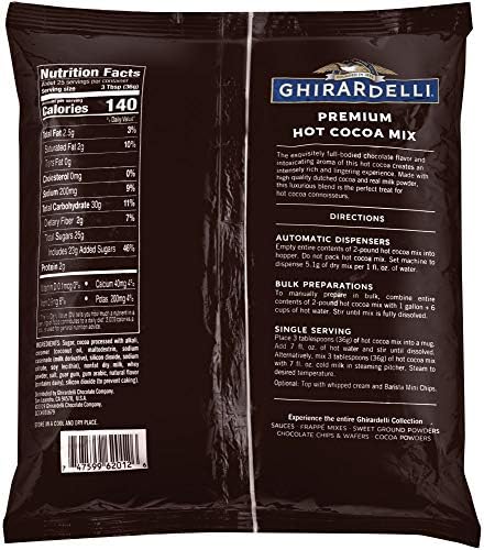 Ghirardelli Chocolate Premium Indulgence Hot Cocoa Mix, 32 Ounce Package