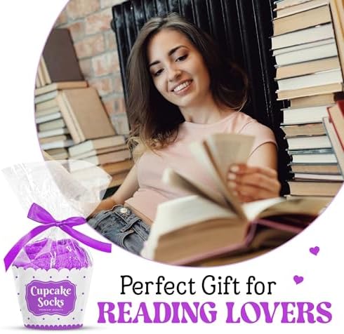 Book Lovers Gifts, Funny Reading Socks for Book Lovers, Cute Gifts for Readers Women