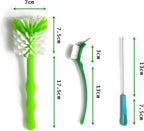Generic Robust Bowl Pot Blade Knife Cleaning Brush Washing Cleaner for Thermomix TM31 TM5 TM6 TM21 Food Mixer Processor (Three-Piece Set)