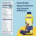 Sunsweet Amazin Prune Juice - Unsweetened - Low Fat - 100% Juice Rich in Fiber & Minerals - 2 Pack