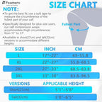 Plus Size Calf Compression Wrap For Severely Swollen Calves With Lymphedema, Big Calf Brace Increases Circulation & Reduces Muscle Swelling for Women and Men (Short, 3XL)