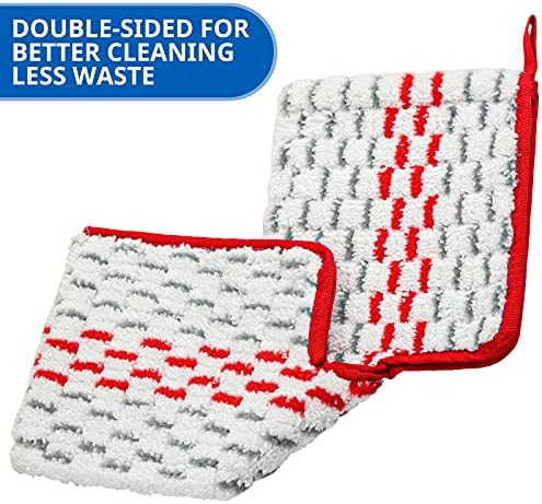 6 Pack Washable Microfiber Spray Mop Refills Compatible with O-Cedar ProMist MAX Spray Replacement Mop Pads