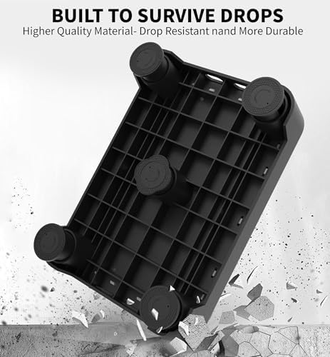 5-Level Adjustable Step Stool, Noctilucent Bedside Step, 700 LBS Capacity Safety Step Platform, Indoor and Outdoor Foot Stool for Seniors and Kids, Wide Step Stools Elderly Assistance at Night