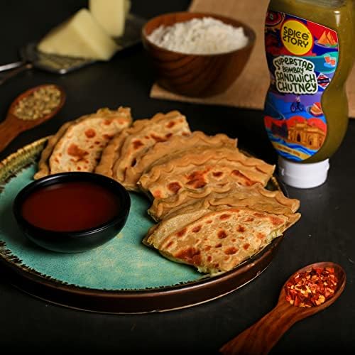 Spice Story Bombay Sandwich Chutney, Indian Street Style Sandwich Chutney Made with Fresh Coriander and Green Chilli - 200g
