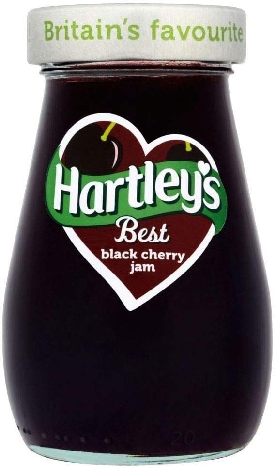 Hartley's Best Black Cherry Jam - 340g - Pack of 1