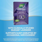 Nature’s Way CalmAid Lavender Oil Supplement for Calm & Stress Support*, Clinically Studied Silexan Lavender Oil, Non-Drowsy, Daily Softgels, 30 Count