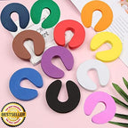 Finger Pinch Guard - 2pcs. Child Proofing Doors Made with Soft Durable Foam Door Slam Stopper. Prevents Finger Pinch Injuries, Slamming Doors, and Baby or Pet from Getting Locked in Room - Black