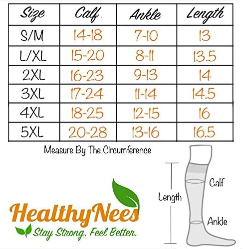 HealthyNees 2 Pair 8-15 mmHg Sheer Compression Leg Calf Shin Thin Open Toe Socks
