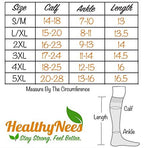 HealthyNees Closed Toe 8-15 mmHg Sheer Compression Leg Ultra Thin 2 Pairs Socks