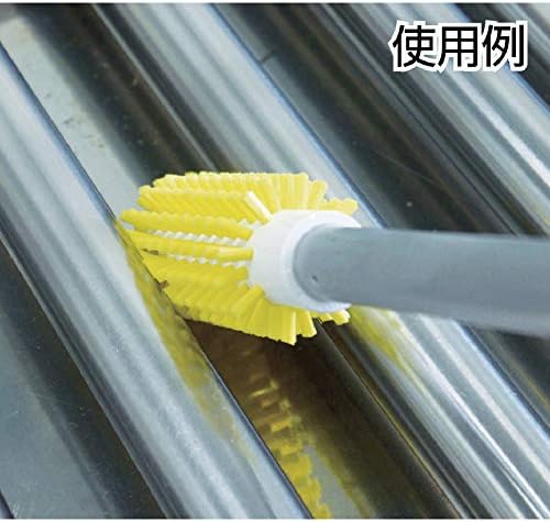 Vikan 5380-77-4 Stiff Tube Brush, Polyester, 3-3/32" x 6" OAL, Red