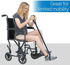 RMS Premium 35” Leg Lifter with Hand Strap & Foot Loop – Long-Term Orthopedic Daily Living Aid for Chronic Hip, Knee & Mobility Limitations
