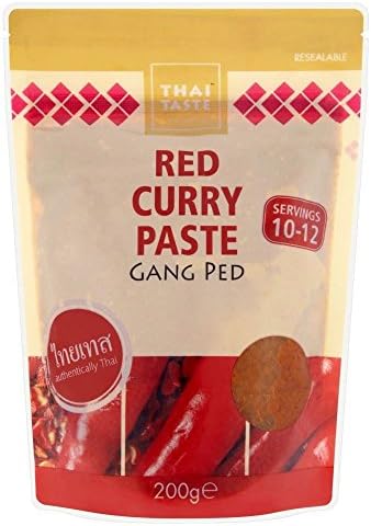 Thai Taste Red Curry Paste (200g) - Pack of 6