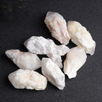 Erliway 1 Pcs Natural Clear Pineapple Quartz Crystal Cluster, 1.6" Raw White Quartz Crystal Cluster, Rough Stone Mineral Specimen for Display Home Decor Rockhound Gift