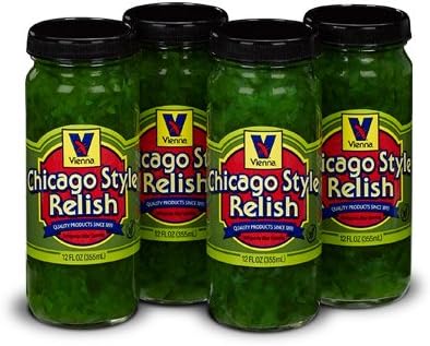 Vienna Chicago Style Relish 12oz (4 Pack)