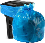 Heavy Duty Trash Bags, blue, 33-37 Gallon, 50 Count, Extra Thick Contractor Garbage Bags for Kitchen, Outdoor, Commercial Use, 36x40 Inches,Thickened garbage bags,(90cm100cm)