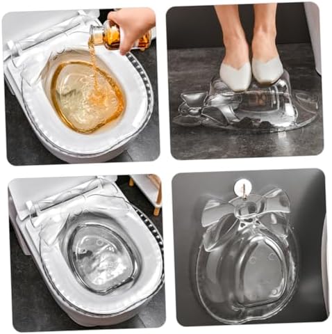 Didiseaon Postpartum Care Sitz Bath Toilet Seat Bath Basin Large Size Thick Plastic Non-Slip Easy Maintenance Ideal for Postpartum