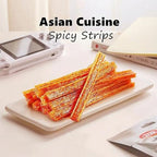 Handmade Spicy Strips (65g/Bag), Made Of Wheat/Chili/Spices, Low Sugar And Low Calorie, Snack Gift, Nostalgic Childhood Snacks, Chinese Specialty Leisure Snacks, The Best Vegetarianism 65g (Pack Of 3)
