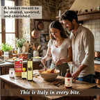 Papa Vince Italian Food Basket - Gourmet Gifts for Italians crafted in Italy from locally sourced organic ingredients by our family in Sicily, Italy