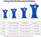 Body Sock Sensory Sox Pink Full Body Sock Adult Sensory Sack Large56''HX28''W, Good for Height:55"-63"(Dark Blue,Medium/M)
