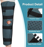 Knee Immobilizer Leg Brace Stabilizer for Post Surgery Recovery,Knee Fractures,Instability, ACL,MCL,Meniscus Tear,Arthritis,Displacement Recovery,23.5" Length Universal