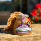 Heather Hills Farm Raw Scottish Heather Honey Jar 340g (12oz) - Highland Wild-flowering Purple Ling Heather Artisanal Pure Natural Honey, Traditional British Food Gift & Spread, Made in Scotland