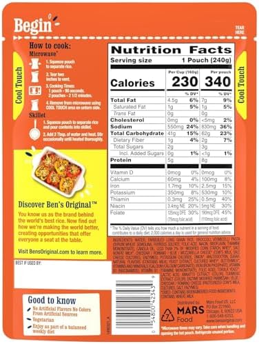 Ben's Original Flavored Ready Rice, Cheddar Broccoli, Microwave Rice for an Easy Lunch, Suitable for Vegetarians - 8.5 oz Pouch (Pack of 12)