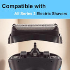 Series 3 Replacement Head for Braun Electric Shaver -21B- Compatible with Braun Electric Razors 300s, 310s, 3010BT (1 Pack)