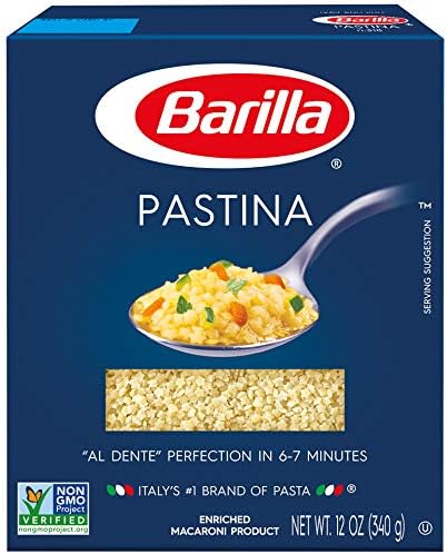 Barilla Pastina Pasta, 12-Ounce (Pack of 8)