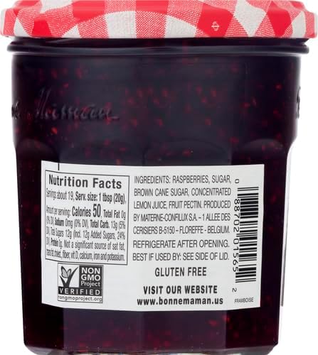 Bonne Maman Preserve, Raspberry, 13-Ounce (Pack of 2)