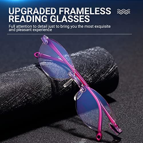 TERAISE Reading Glasses for Women Anti-Blue Light Glasses Diamond-Cut Design Computer glasses Anti-Fatigue Reader