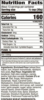 Gardetto's Special Request Garlic Rye Chips, Snack Bag, 14 oz