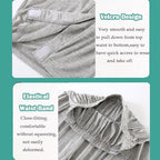 Front Bedridden Patient Clothing,Patient Shorts,Tear Away Shorts,Soft Cotton Material