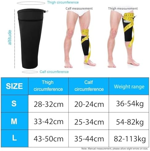 Catheter Leg Bag Holder, Catheter Sleeve Urine Leg Bag Fix Catheter Sleeves, Foley Catheter Bag Holder Leg Strap, Urinary Drainage Bag Cover for Men & Women, Patented Product, M