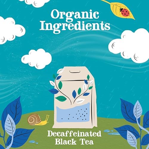 Clipper Tea, Organic Decaf, Plant-Based, Decaffeinated Black Tea, Great Over Ice, 1 Pack, 80 Unbleached Tea Bags